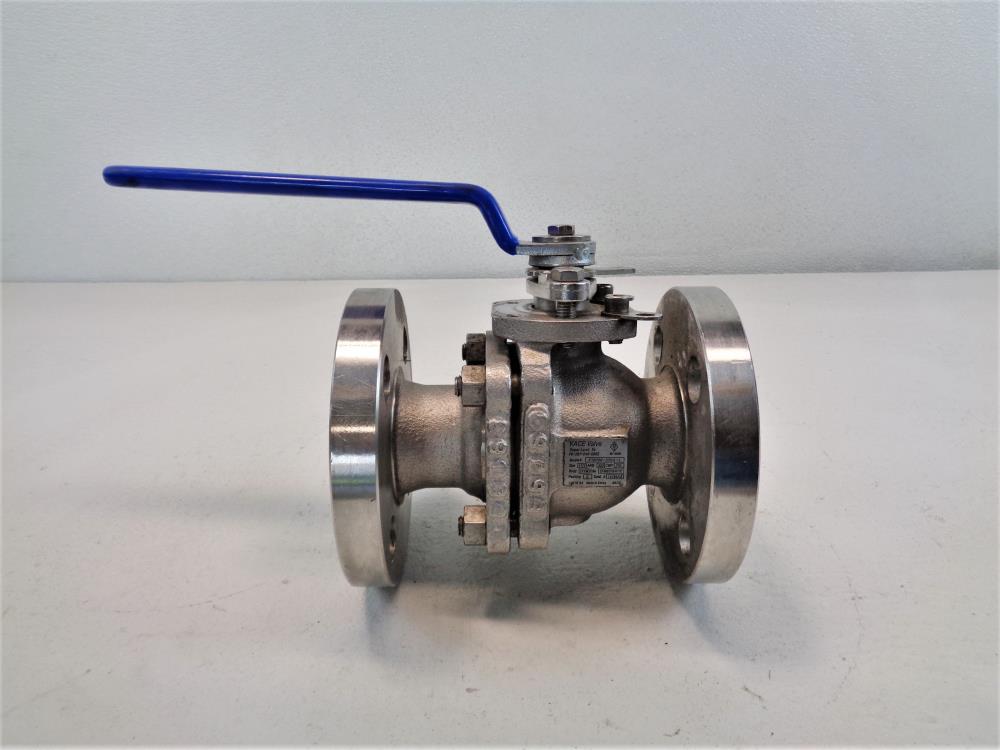 Kace 1-1/2" 300# CF8M 2-Piece Ball Valve F1R300-33RG-L